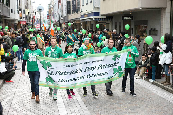 St. Patrick’s Day Parade in Yokohama Motomachi 