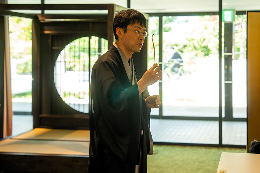 Lessons in tea ceremony were a part of CHI 2025.