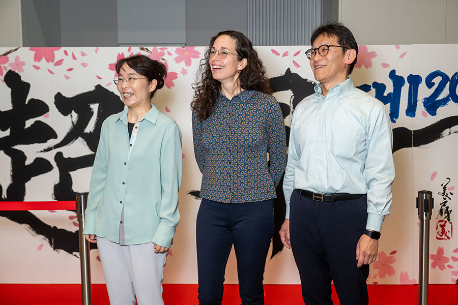 Professors Yamashita, Evers, and Kitamura at Yokohama’s CHI 2025.